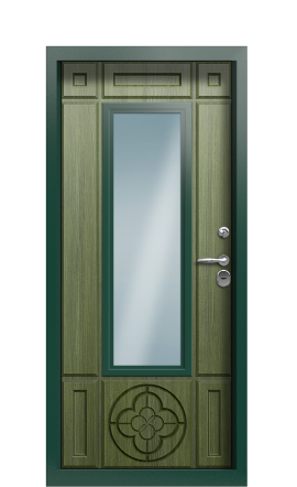 Дверь TermoWood Ral 9005 Венге 223