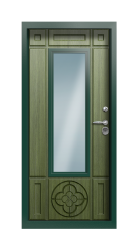 Дверь Termo Ral 9005 Венге 223 вид внутри