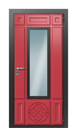 Дверь TermoWood Vesuvio Морадо черный 1482