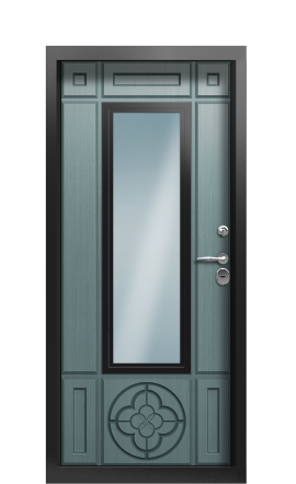 Дверь TermoWood Ral 5005 Тёмно Синяя 222