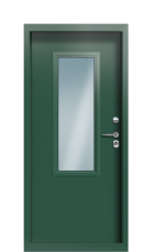 Дверь Termo Ral 6028 Kale 2504 вид внутри