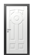 Дверь TermoWood Vesivio Милк 409 вид снаружи