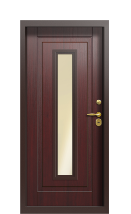 Дверь TermoWood Tobacco Темно-красный 1422