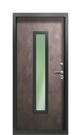 Дверь TermoPlus Ral 9005 Марсианский камень 1439