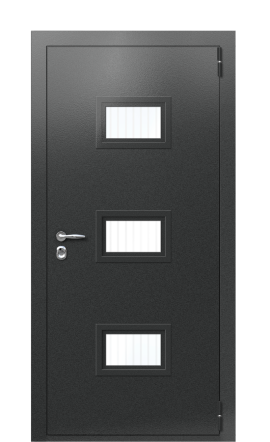 Входная дверь TermoPlus Silver Темно-зеленое 1428