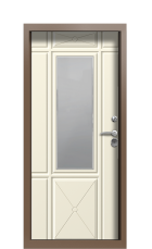 Дверь Termo Ral 8025 Слоновая Кость 344 вид внутри