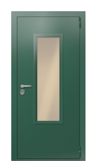 Дверь Termo Ral 6028 Kale 1045 вид снаружи