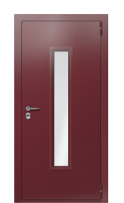 Дверь Termo Ral 3005 Kale 2564 вид снаружи