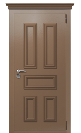 Входная дверь TermoPlus Ral 8025 Слоновая Кость 344