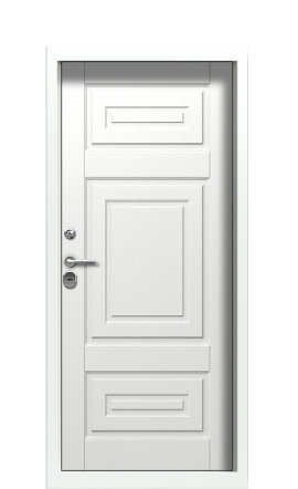 Дверь TermoWood Collori Ral 3031 C004 Ral 9003 B003 Карниз левая 1000