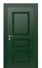 Дверь TermoPlus Patina Ral 9003 755 вид снаружи