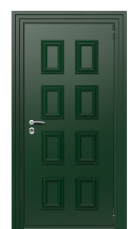 Дверь Termo Patina Ral 9003 751 вид снаружи