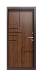 Дверь Termo Ral 8017 Коньячный дуб 251 вид внутри