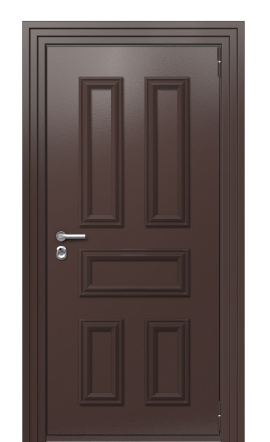 Входная дверь TermoPlus Ral 8017 Зеленое сукно 1140