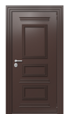 Дверь TermoPlus Ral 8017 Марсианский камень 340 вид снаружи