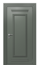 Дверь TermoPlus Ral 7009 Светло-серый 1359 вид снаружи