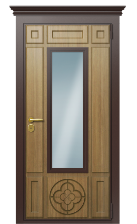 Дверь TermoWood Tobacco Дуб 268