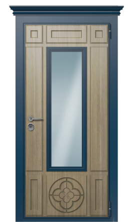 Дверь TermoWood Del mare Светло-Серый 260