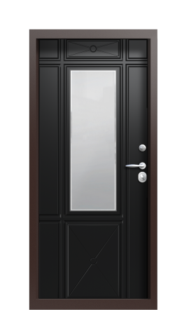 Дверь TermoPlus Silver RAL 9005 1093