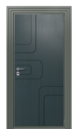 Дверь TermoWood Ral 7009 Серый Антрацит 1194