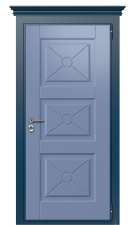 Дверь TermoWood Collori RAL 5014 C003 Collori Слоновая кость C002