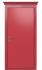 Дверь TermoWood Ral 3031 Collori Ral 3031 2529 вид снаружи