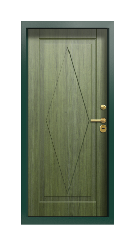Дверь TermoWood Ral 6005 Зелёное Сукно 178