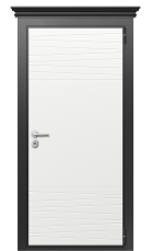 Дверь TermoWood Vesivio Милк 406 вид снаружи