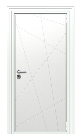 Дверь TermoWood Ral 9003 Милк 1328