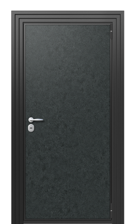 Входная дверь TermoWood Vesuvio Черный гранит 1388