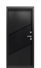 Дверь Termo Vesivio Ral 9005 735 вид внутри