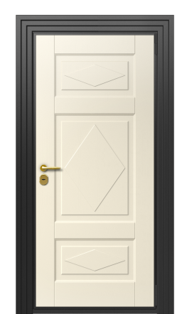 Дверь TermoWood Vesuvio Слоновая кость 1498