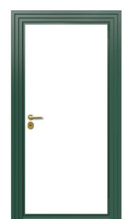 Дверь TermoWood Ral 6028 Ral 7002 1500