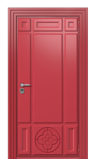 Дверь TermoWood Ral 3031 RAL 3031 1063 вид снаружи