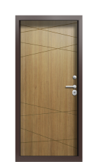 Дверь Termo Ral 3031 Дуб 404 вид внутри