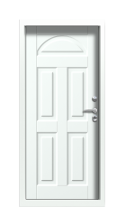 Дверь Termo Ral 9003 Кале 886 вид внутри