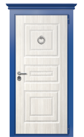 Дверь TermoWood Ral 5005 Слоновая кость 1517