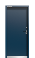 Дверь Termo Ral 5005 Del Mare 374 вид внутри