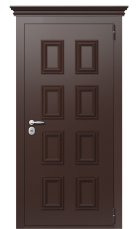 Дверь Termo Tobacco Securemme 393 вид снаружи