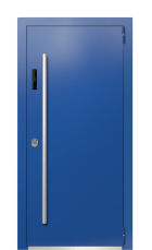 Дверь TermoPlus RAL 5005, Terma Лунный камень вид снаружи