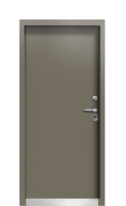 Дверь Termo Ral 8025 Ral 7006 242 вид внутри