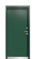 Дверь Termo Ral 6028 Kale 664 вид внутри