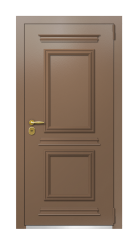 Дверь TermoPlus Ral 8025 Пепельный 399 вид снаружи