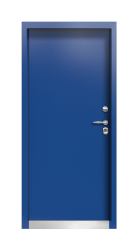 Дверь Termo Ral 5005 Кале 51 вид внутри