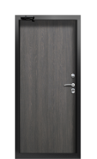 Дверь Termo Ral 9005 Морадо черный 1075 вид внутри