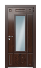 Дверь TermoWood Tobacco Кофейное дерево 921 вид снаружи