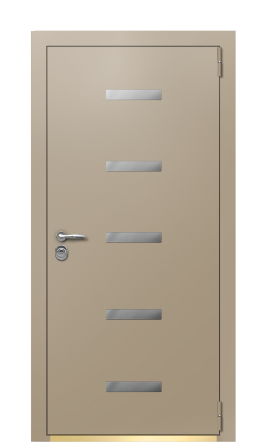 Дверь TermoPlus Ral 1019 Ванильный дуб 111