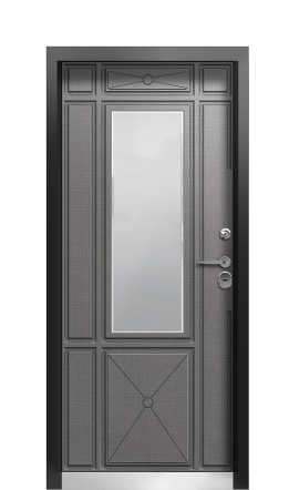 ДверьTermoPlus Ral 9005 Дымчатое Дерево 984 вид внутри