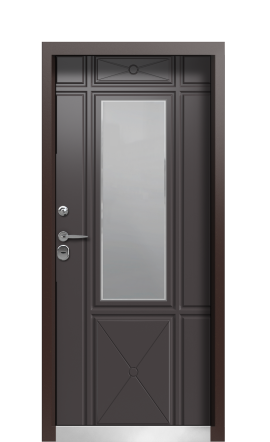 Дверь TermoPlus Tobacco Ral 8019 943