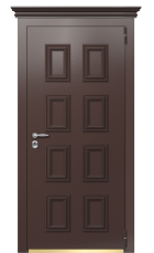 Дверь Termo Ral 8017 Кале 467 вид снаружи